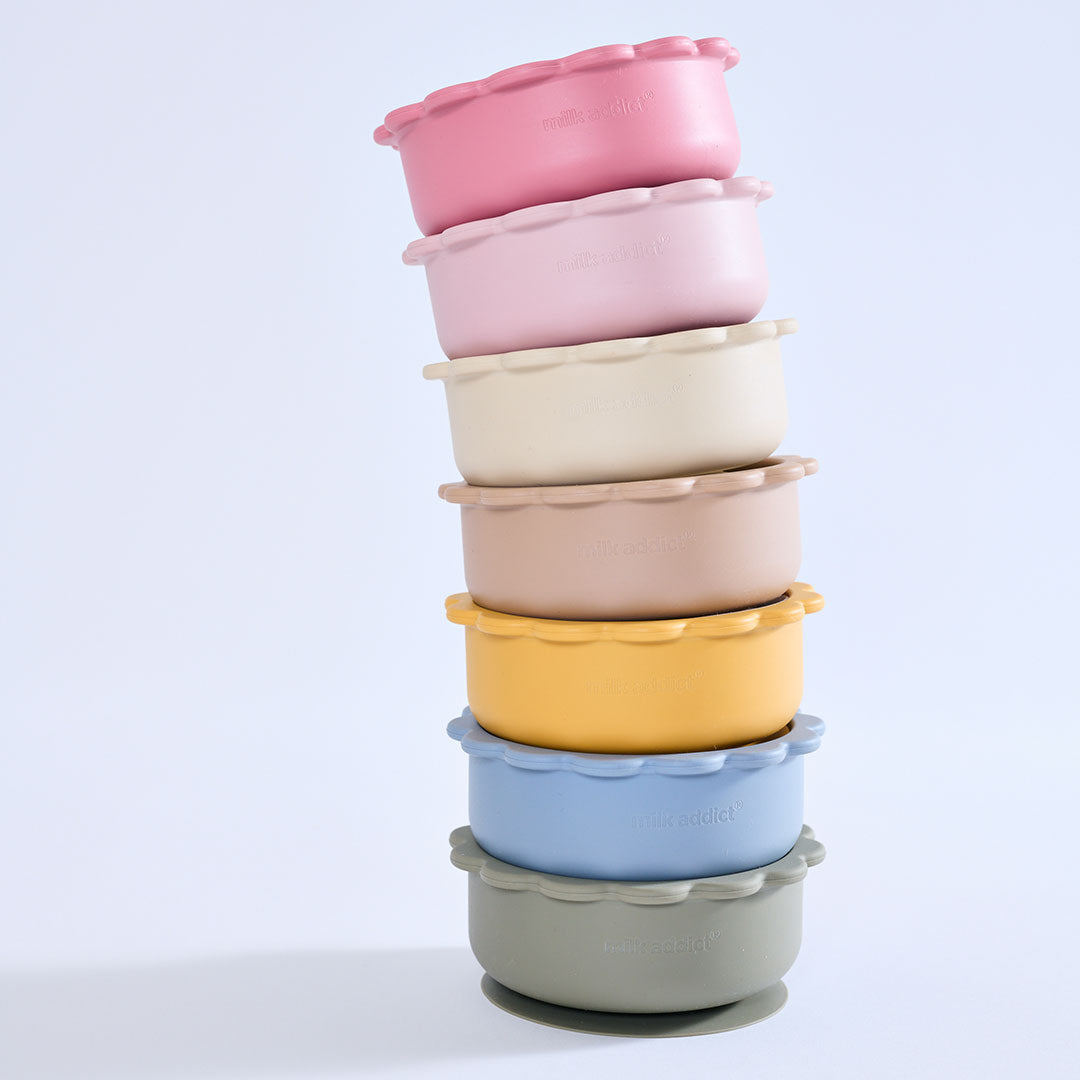 Milk Addict Silicone Suction Lion Bowl